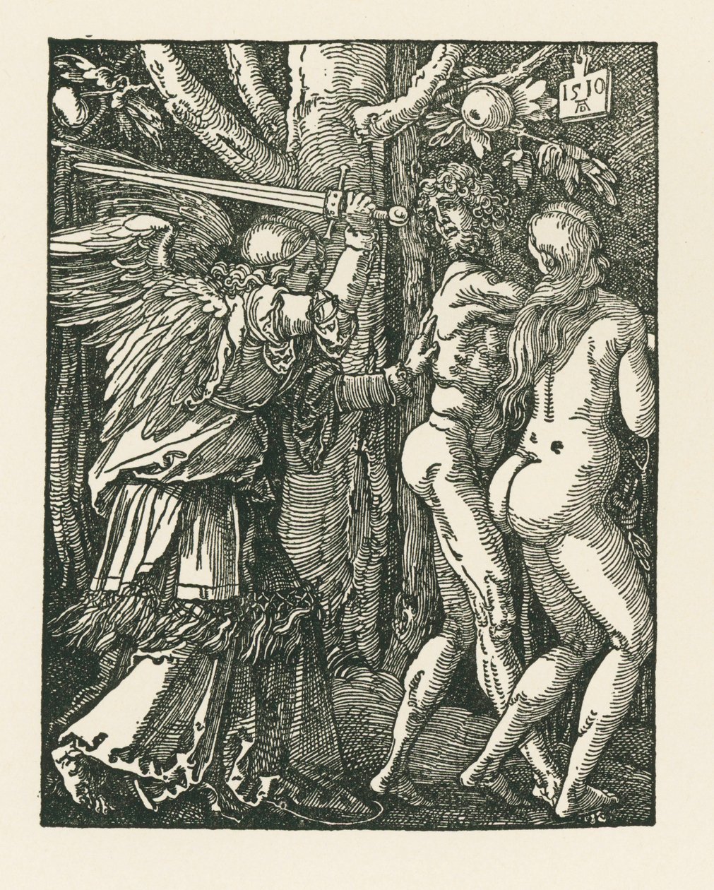 Vertreibung aus dem Paradies von Albrecht Dürer or Duerer