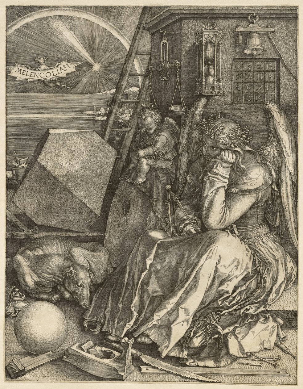 Melencolia I, 1514 von Albrecht Dürer
