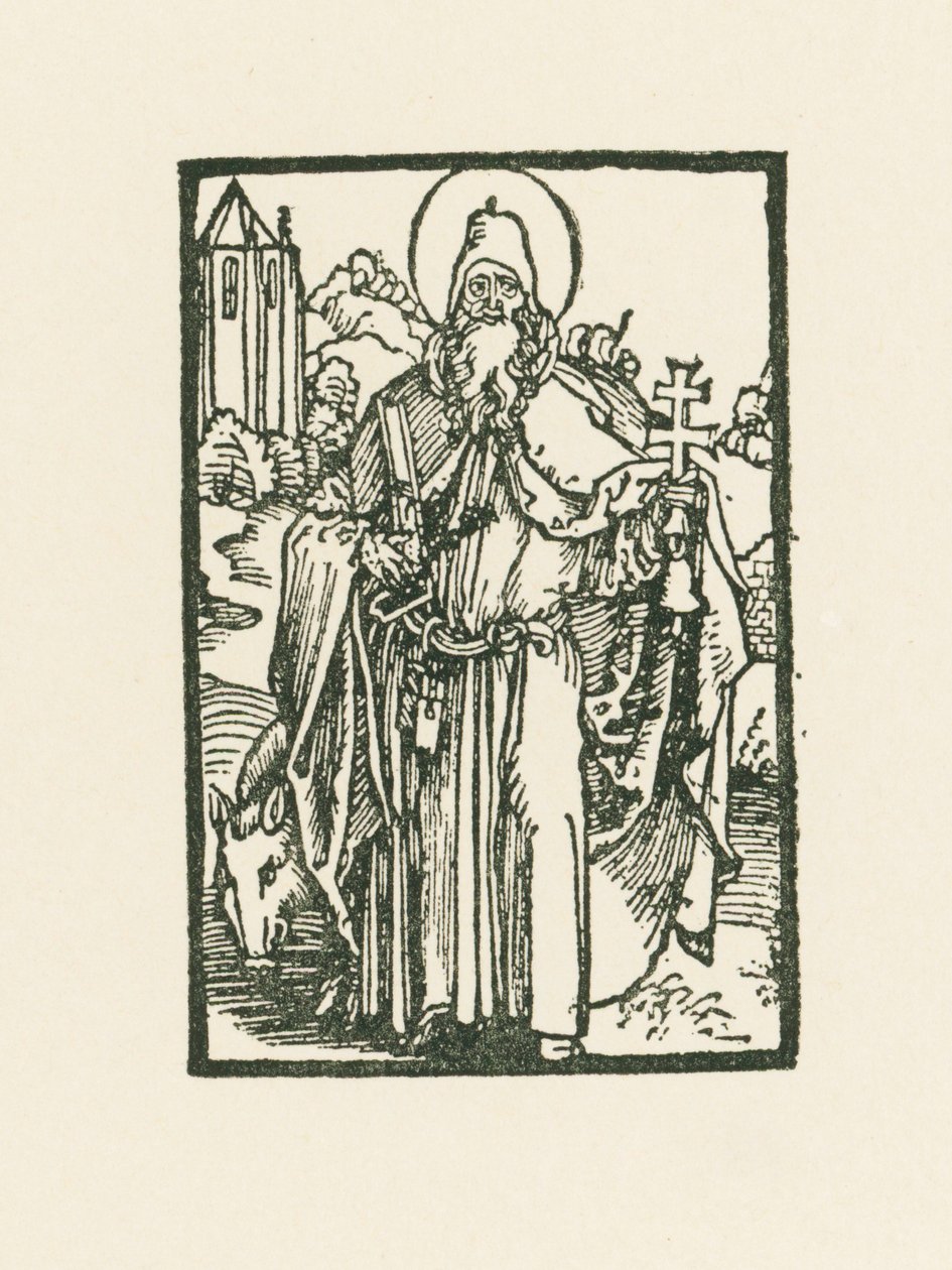 Heiliger Antonius der Große von Albrecht Dürer or Duerer