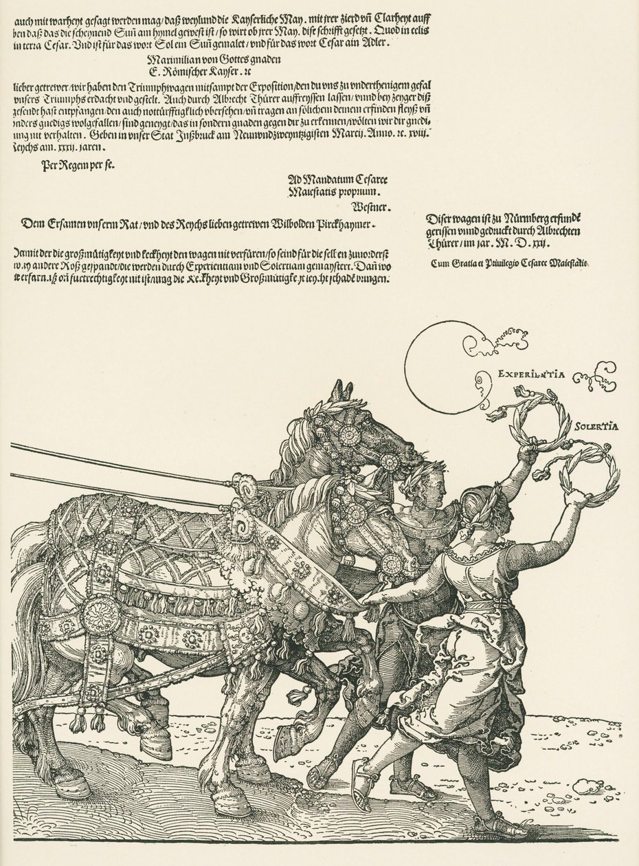 Der große Triumphwagen von Albrecht Dürer or Duerer