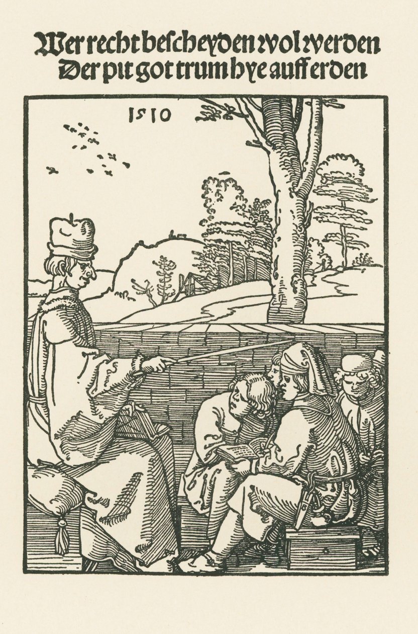 Der Schulmeister von Albrecht Dürer or Duerer