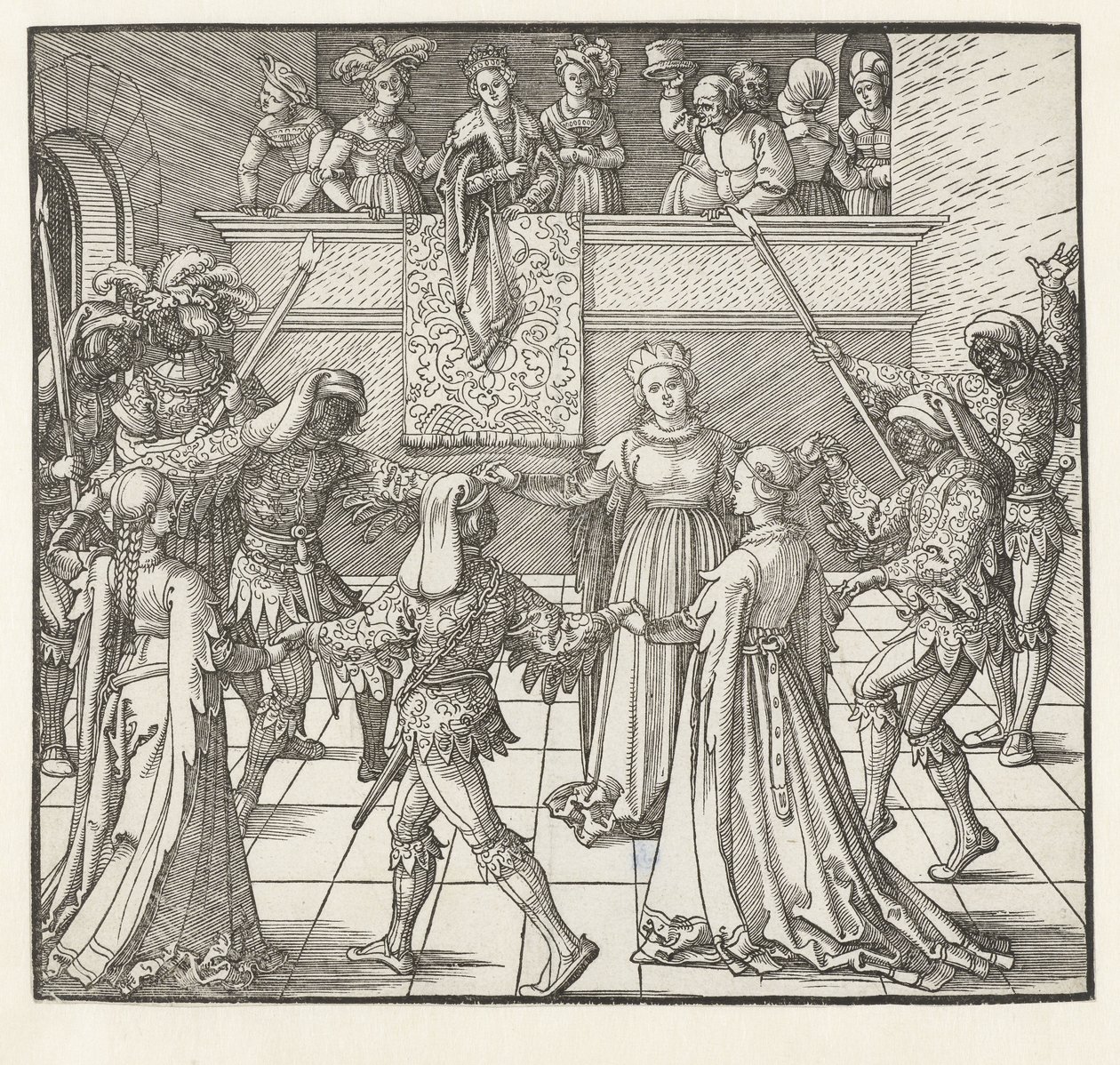 Der Fackeltanz von Albrecht Dürer or Duerer