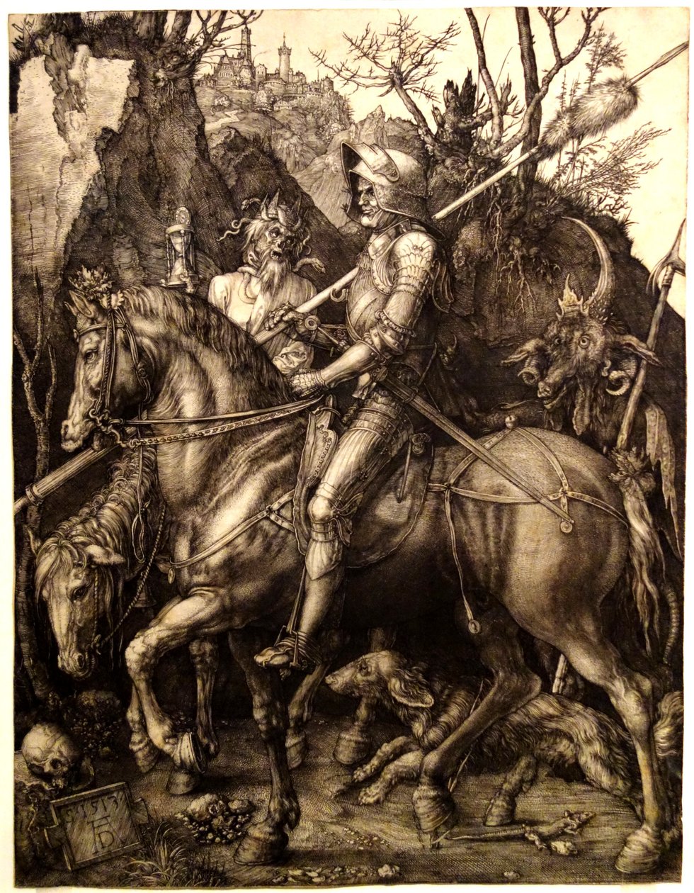 Dürer - Ritter, Tod und Teufel von Albrecht Dürer