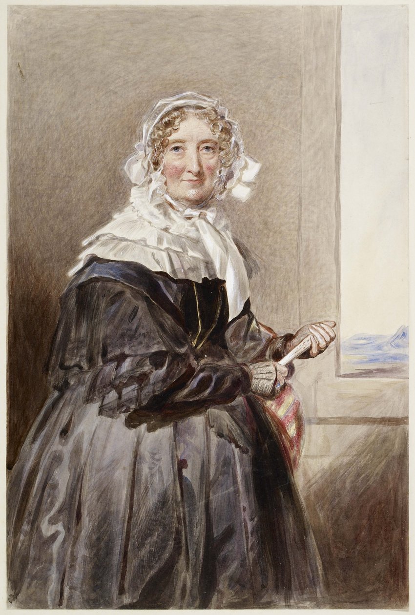 Porträt von Marie-Amélie, Königin von Frankreich von Aleksandr Pavlovich Bryullov