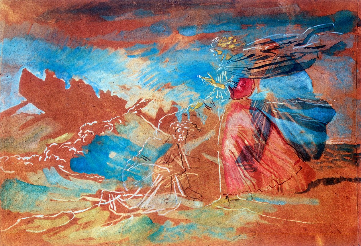 Christus geht auf dem Wasser, 1840 von Aleksandr Ivanov