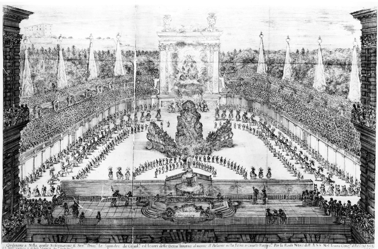 Festzug des Atlas zur Hochzeit von Cosimo III de