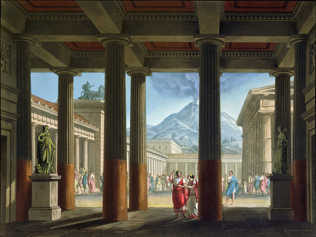 Eingang zum Amphitheater, Entwurf für die Oper 