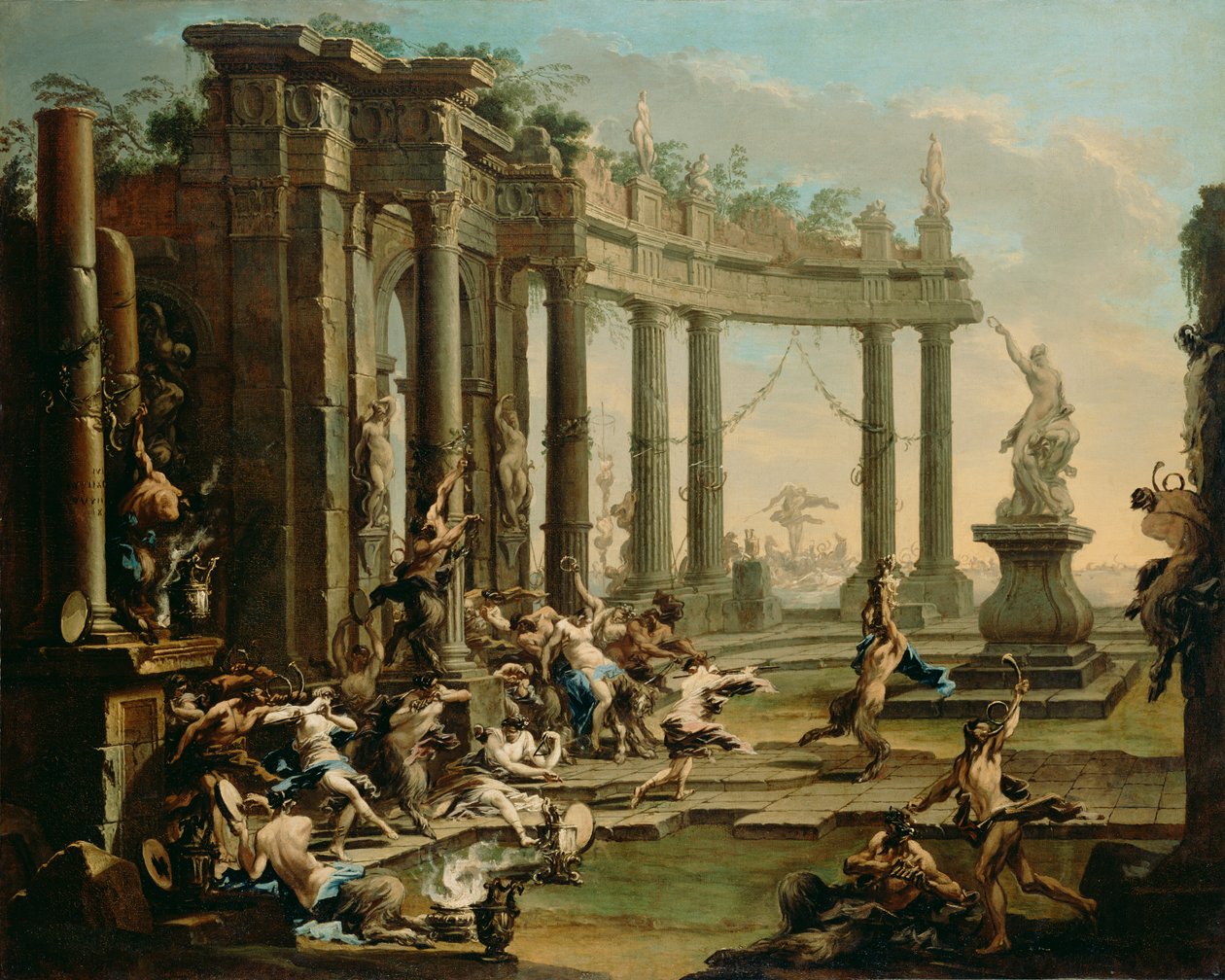 Bacchanal, ca. 1720-30 von Alessandro Magnasco
