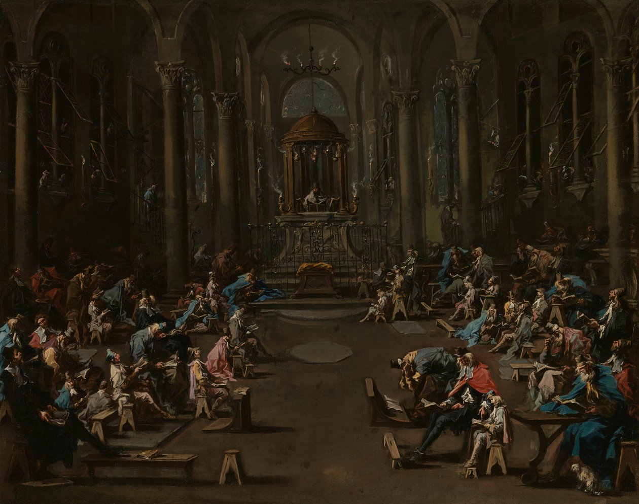 Die Synagoge von Alessandro Magnasco