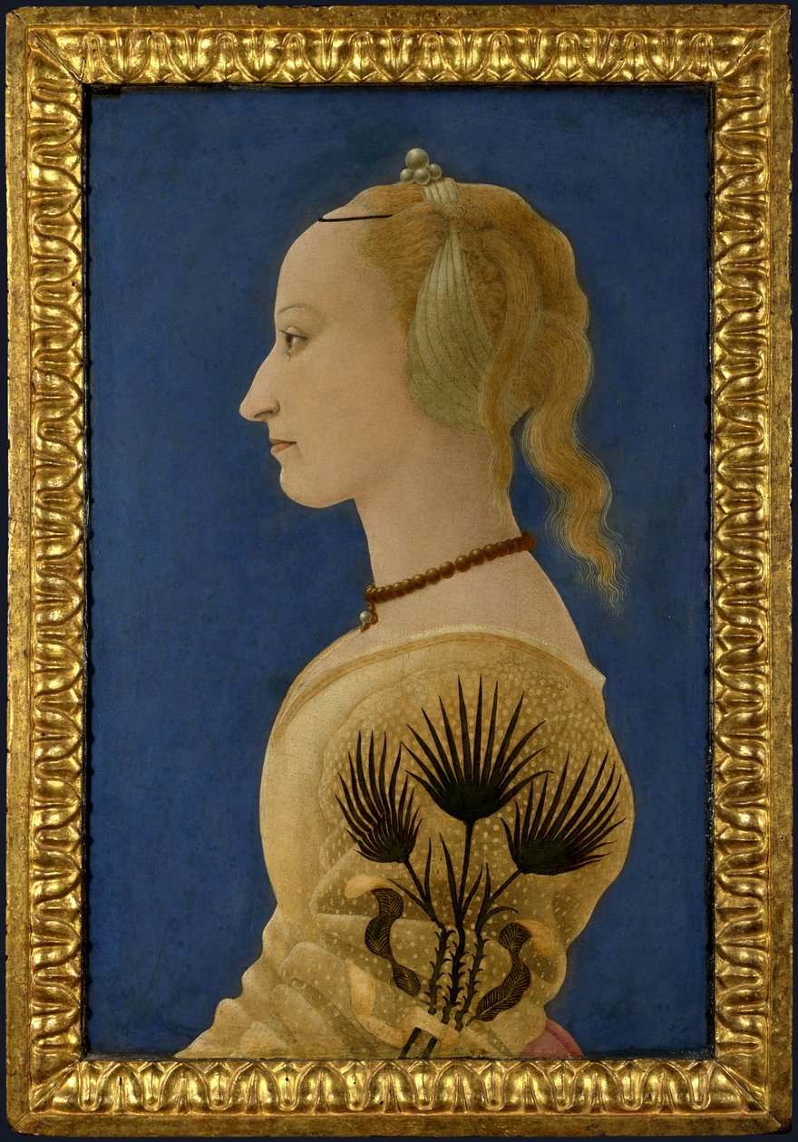 Porträt einer Dame von Alesso Baldovinetti