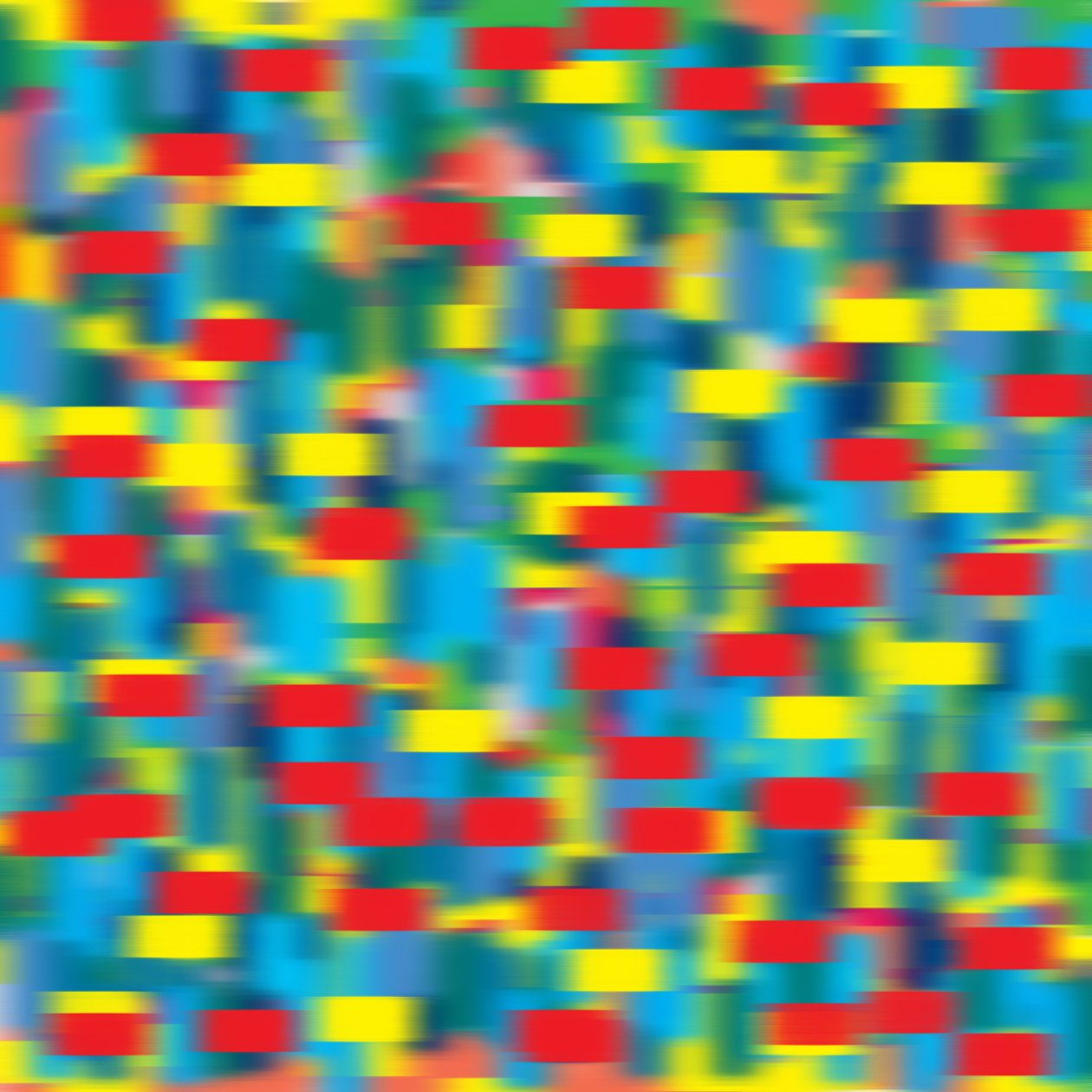 Horizontaler Pointillismus Blau, 2019 von Alex Caminker
