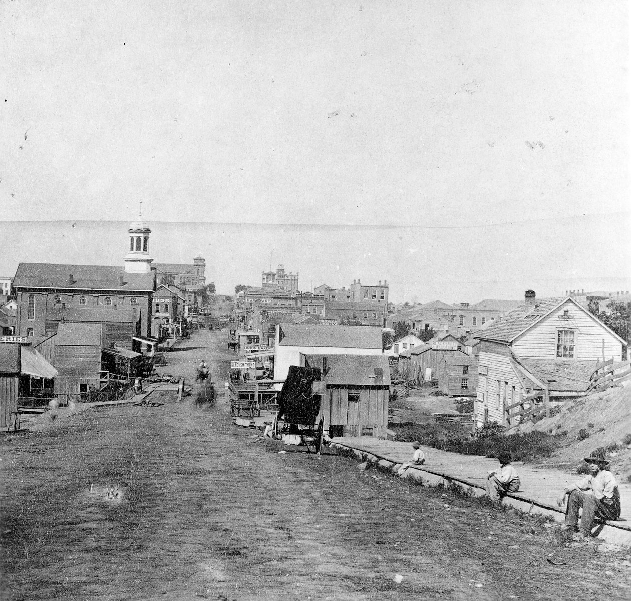 Fifth Street, Leavenworth, Kansas, 1867 von Alexander Gardner