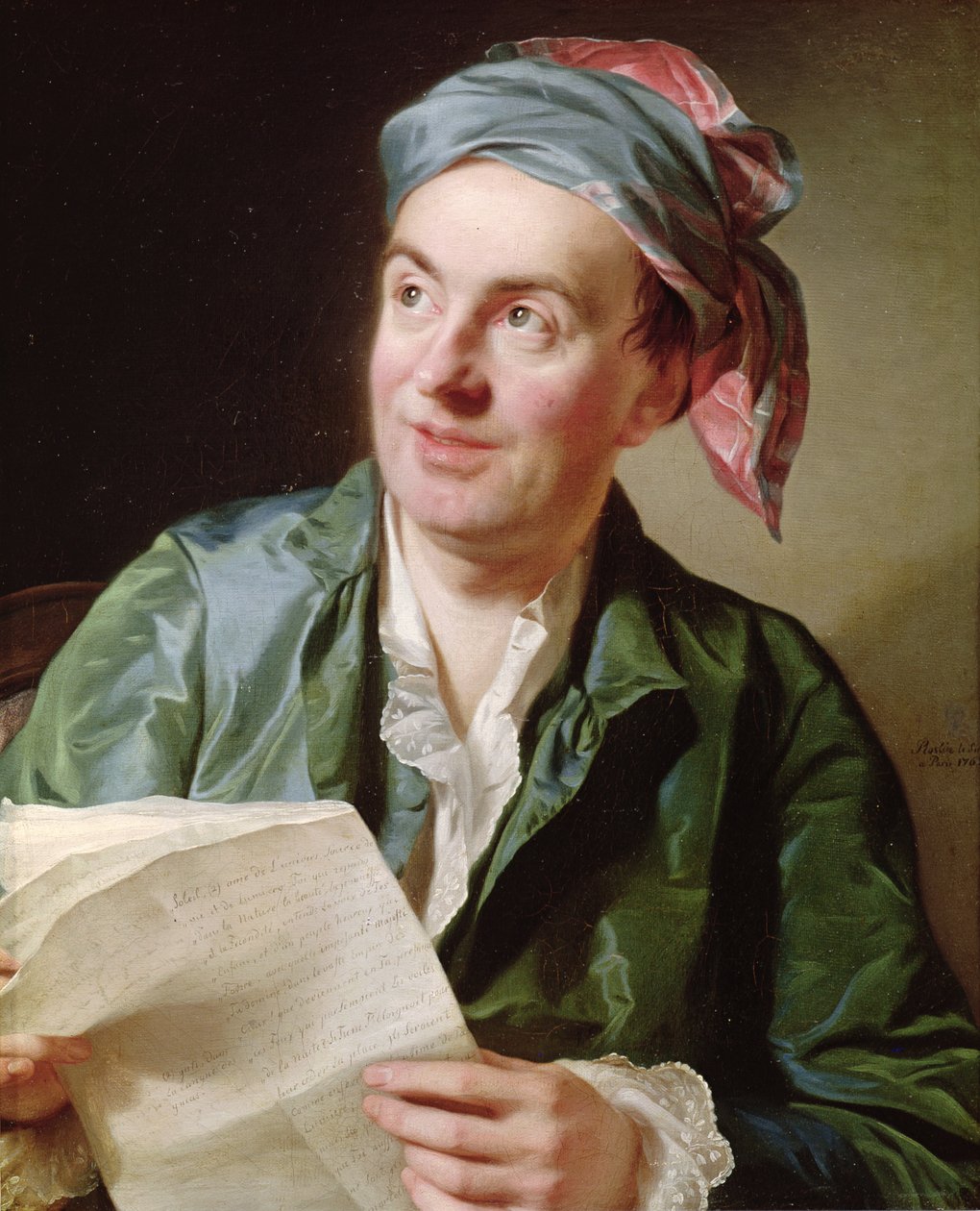 Porträt von Jean-Francois Marmontel (1723-99) 1767 von Alexander Roslin