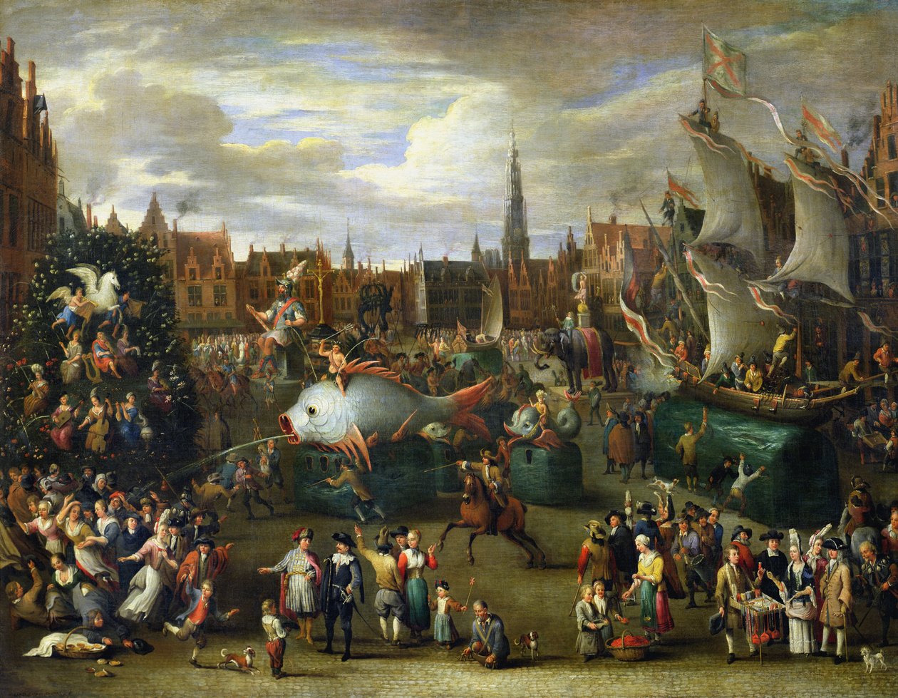 Ein Fest in Antwerpen von Alexander van Bredael