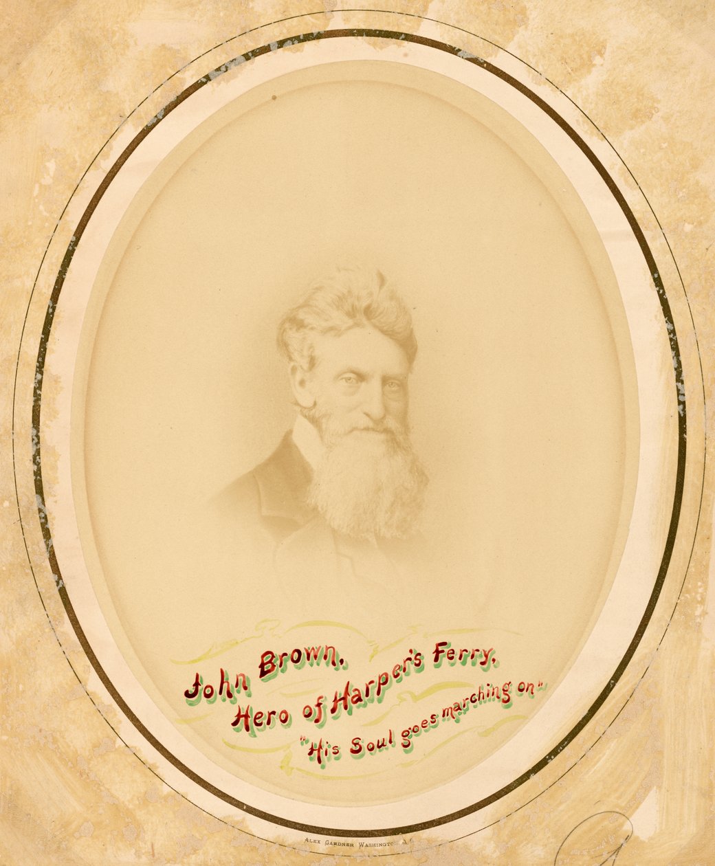 Porträt von John Brown von Alexander Gardner