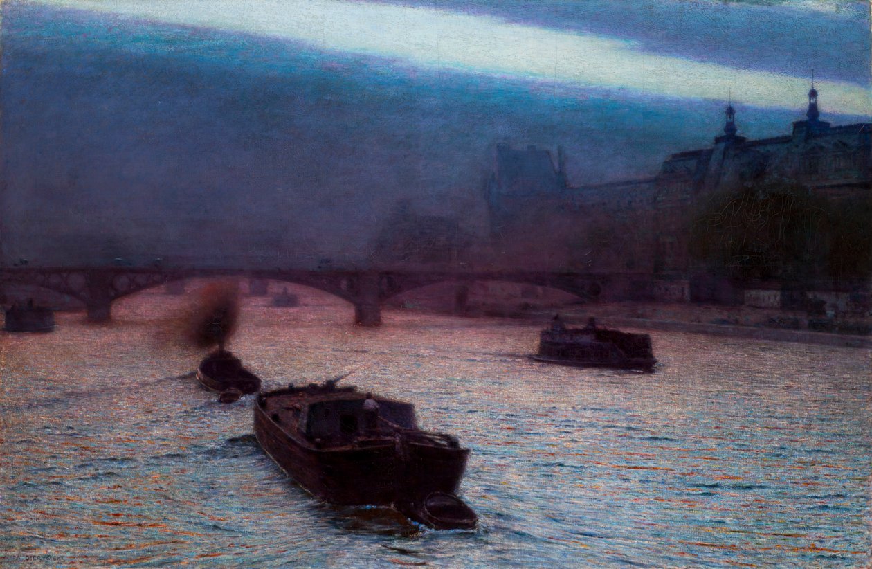Abend an der Seine von Alexander Gierymski