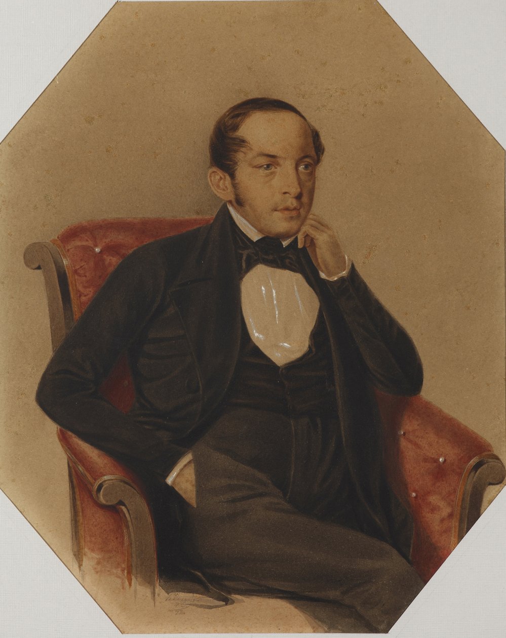 Vasily Petrovich Zubkov 1799-1862, 1846 von Alexander Ivanovich Klünder