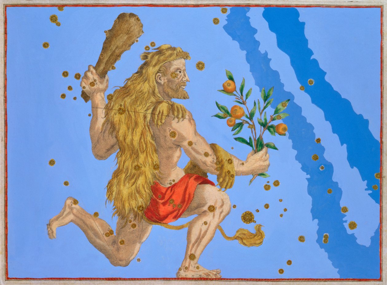 Sternbild Herkules, 1603 von Alexander Mair