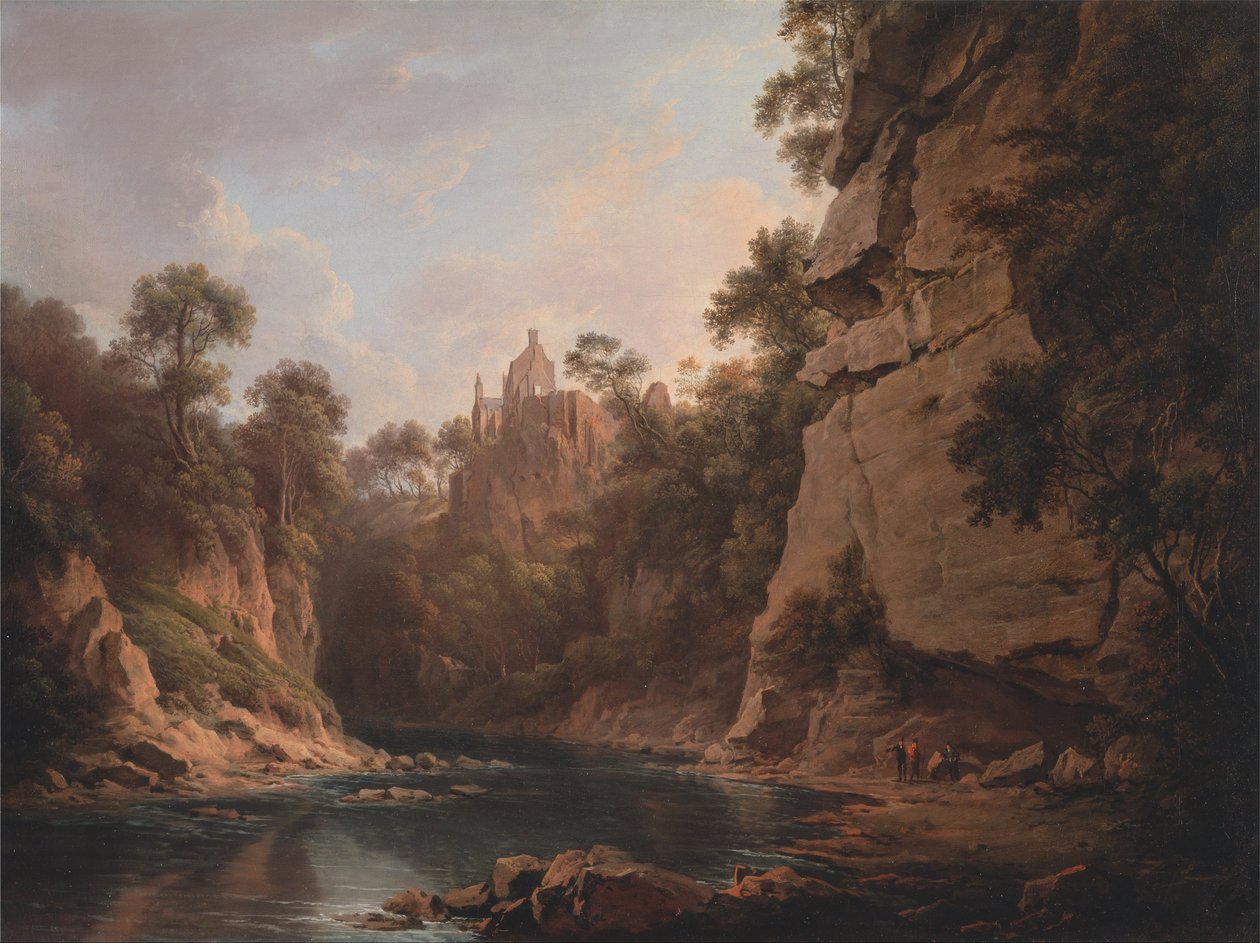 Hawthornden Castle, nahe Edinburgh von Alexander Nasmyth
