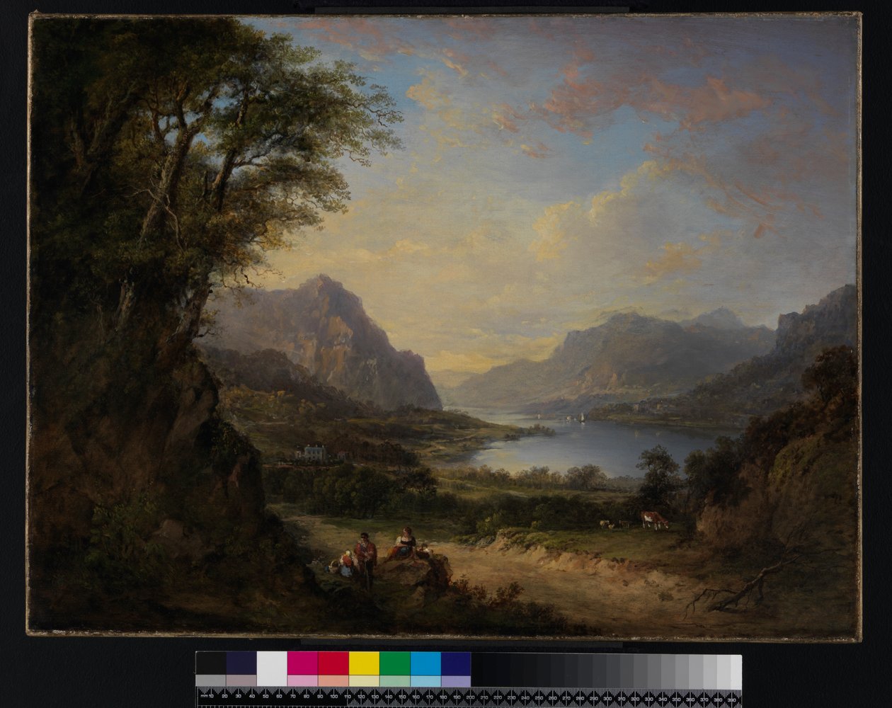 Loch Doon, Ayrshire, vor 1840 von Alexander Nasmyth