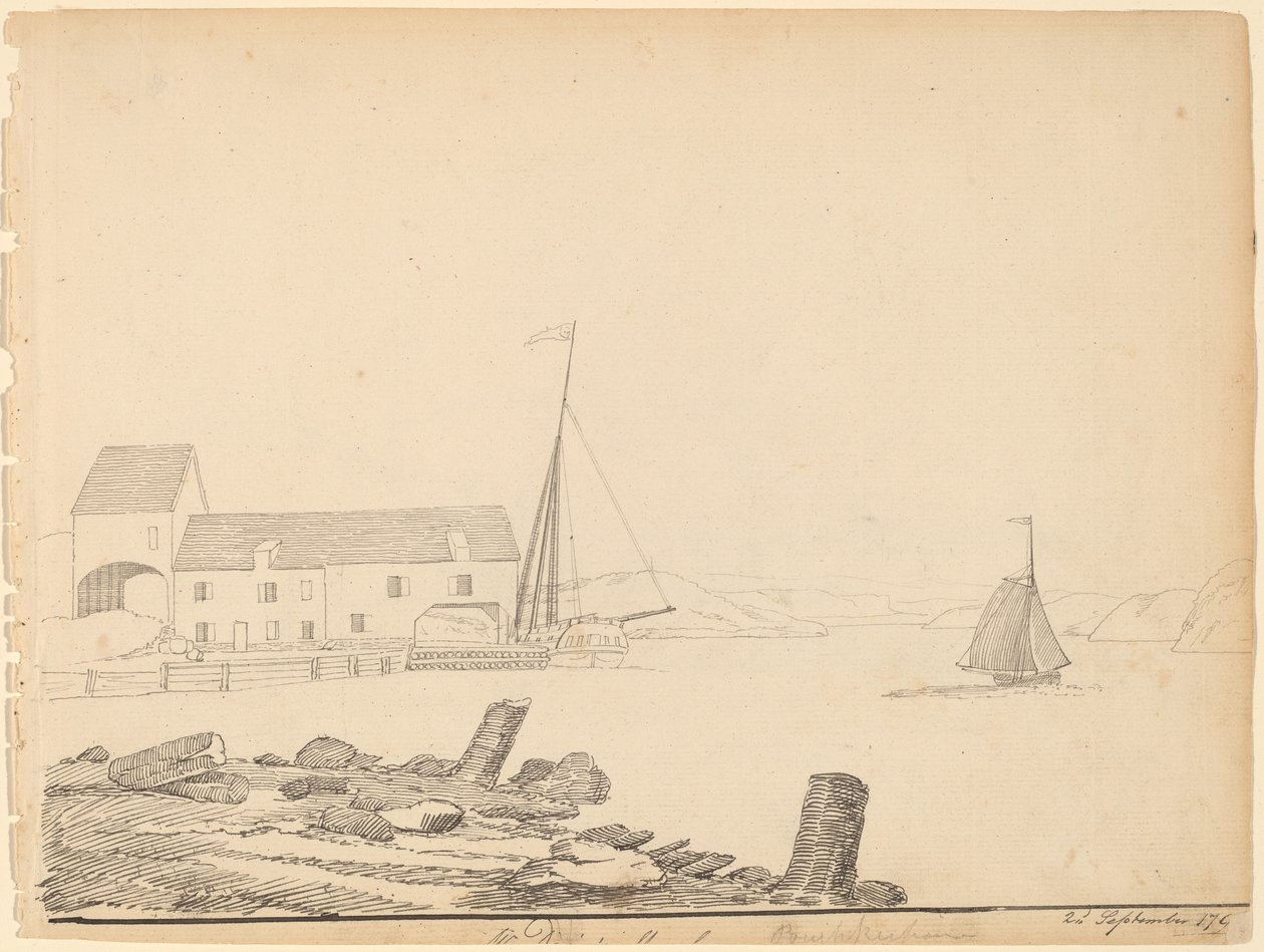 Hudson River Landung (recto) von Alexander Robertson