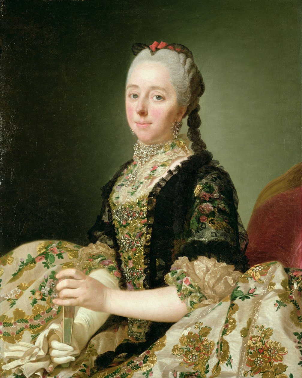 Isabella, Gräfin von Hertford von Alexander Roslin