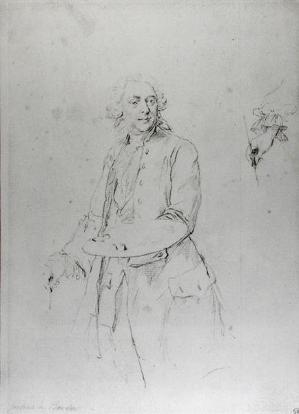 Porträt von Francois Boucher (1703-70) von Alexander Roslin