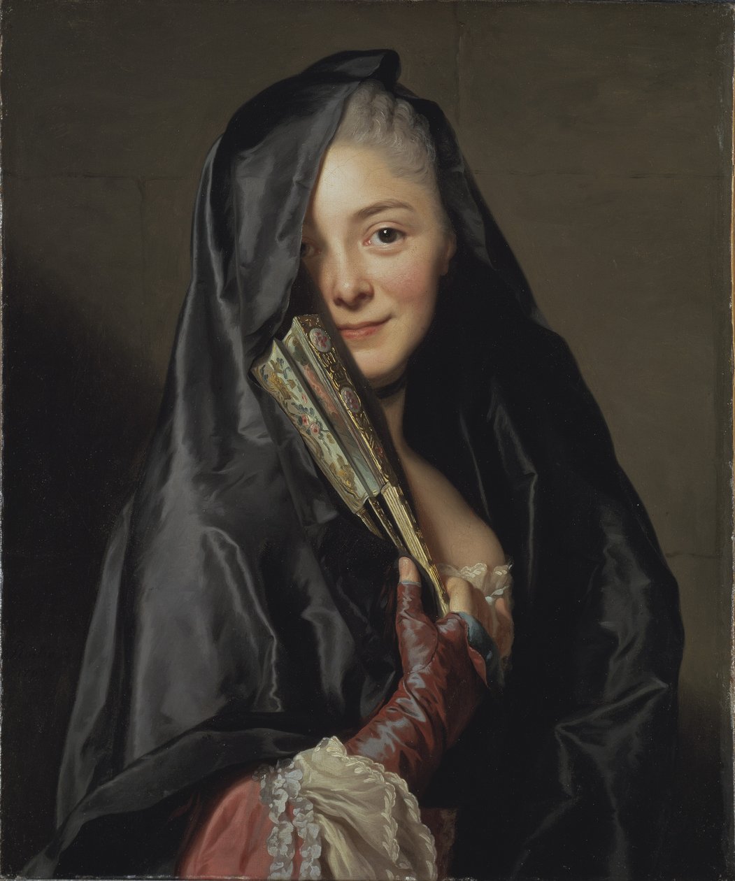 Die Dame mit dem Schleier von Alexander Roslin
