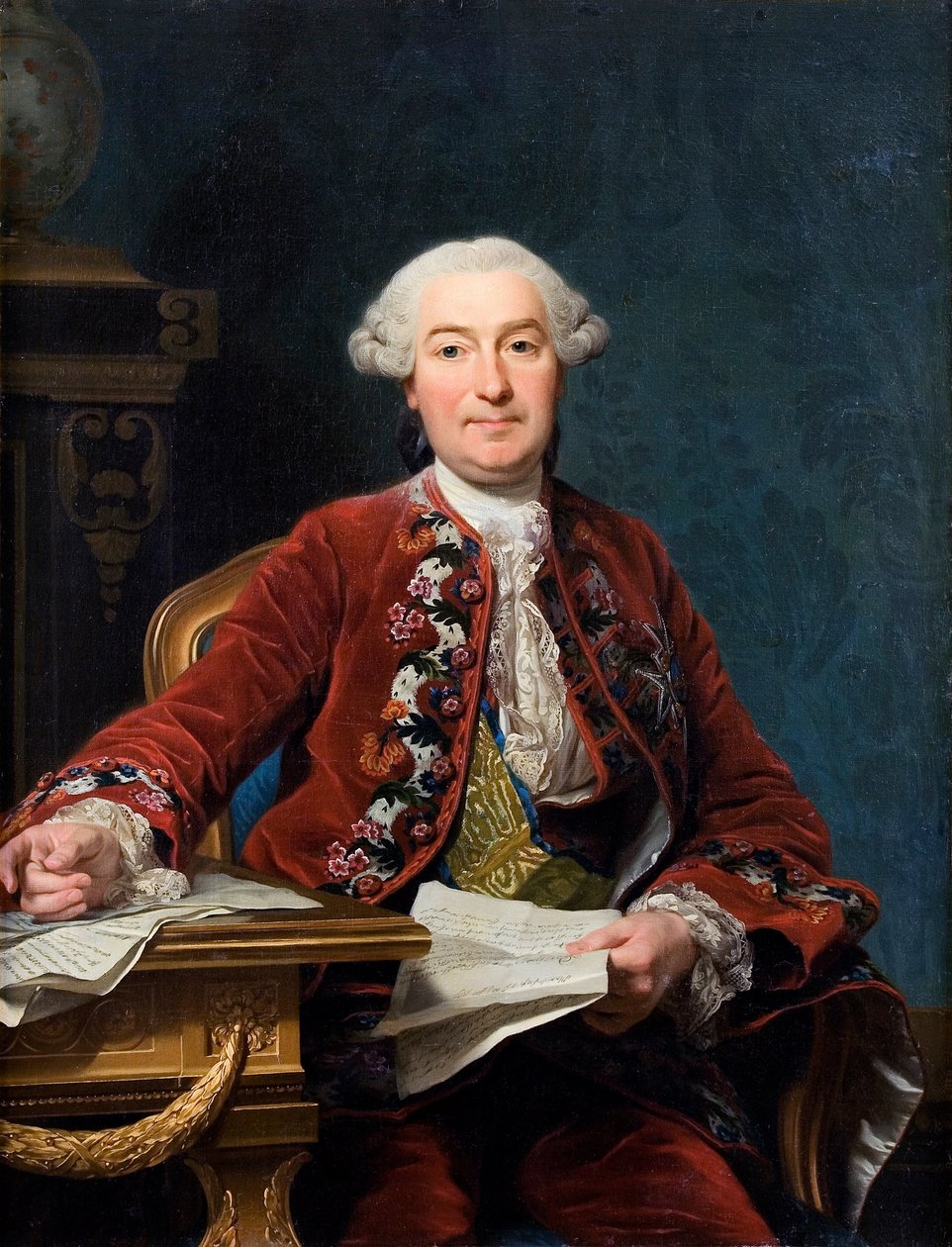 Ulrik Scheffer (1716 – 99) von Alexander Roslin