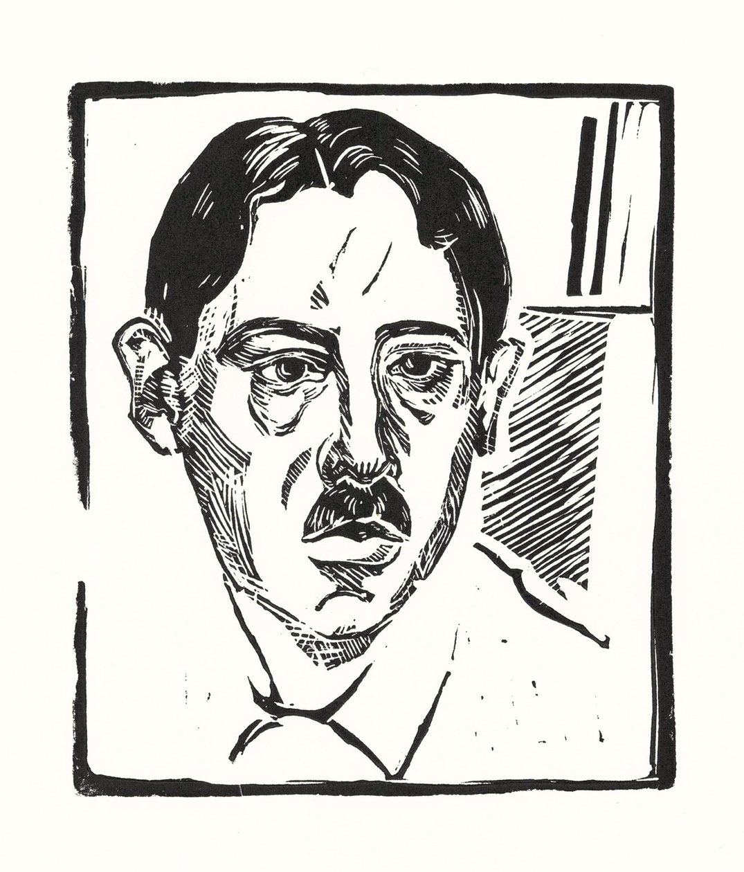 Selbstporträt, 1919 von Alexander Vasilyevich Shevchenko