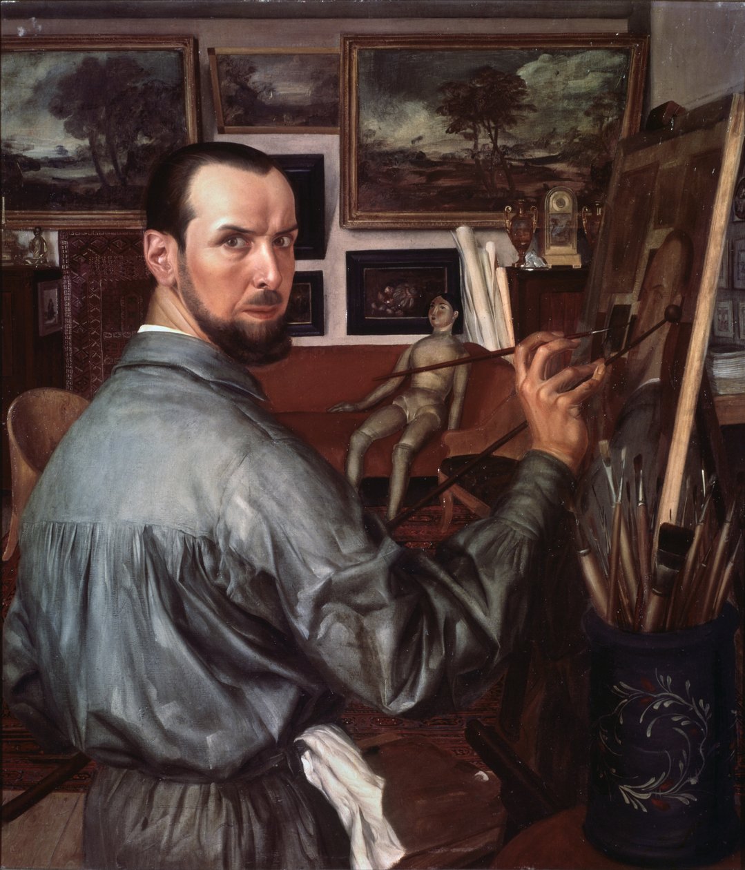Selbstporträt, 1917 von Alexander Yevgenyevich Yakovlev