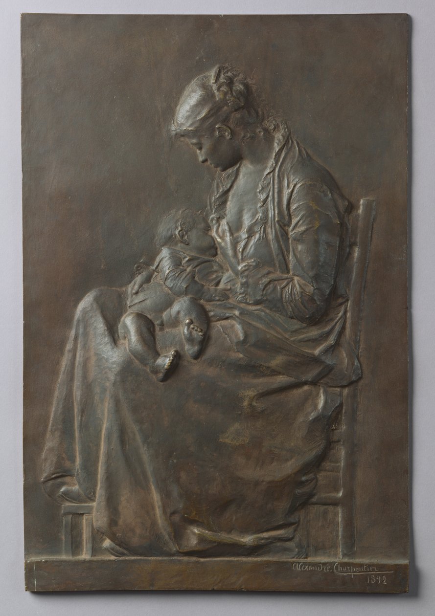 Mutter und Kind, 1892 von Alexandre Charpentier