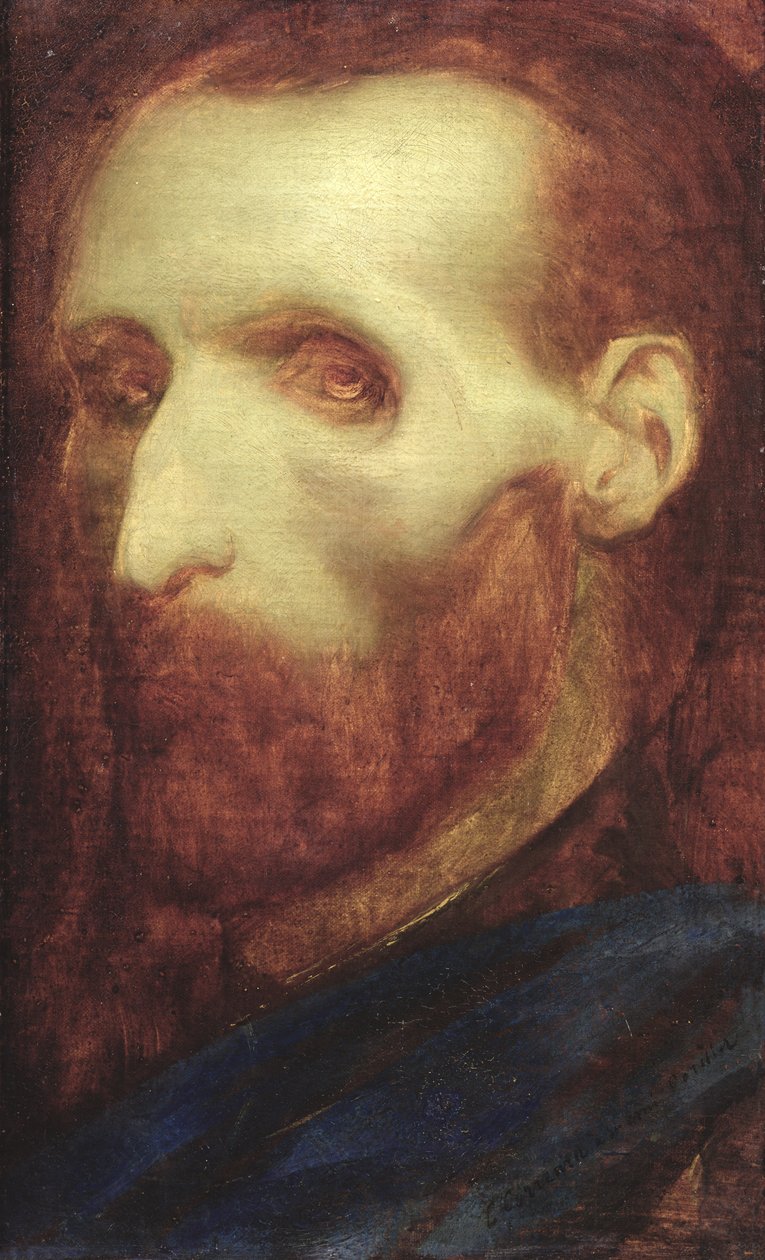 Théodore Géricault (1791-1824) im Sterben, 1824 von Alexandre Correard