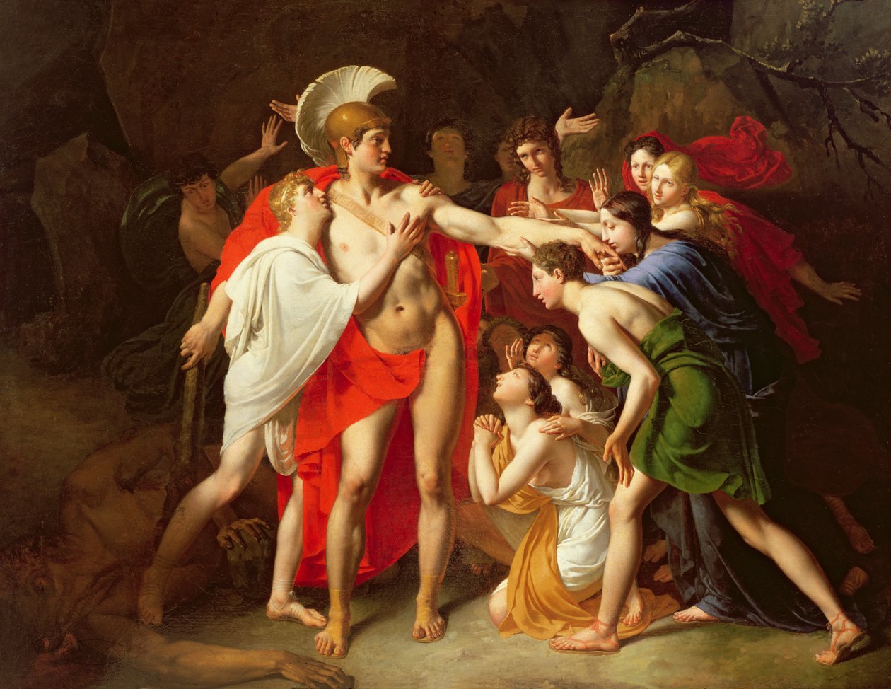 Die Dankbarkeit von Theben, ca. 1855 von Alexandre Louis Patry