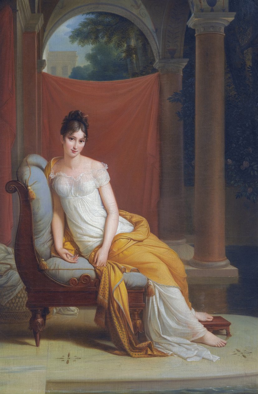 Madame Recamier (1777-1849) von Alexandre Evariste Fragonard