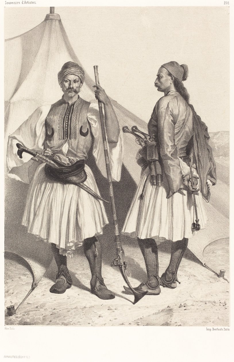 Arnauten, Ägypten von Alexandre Bida