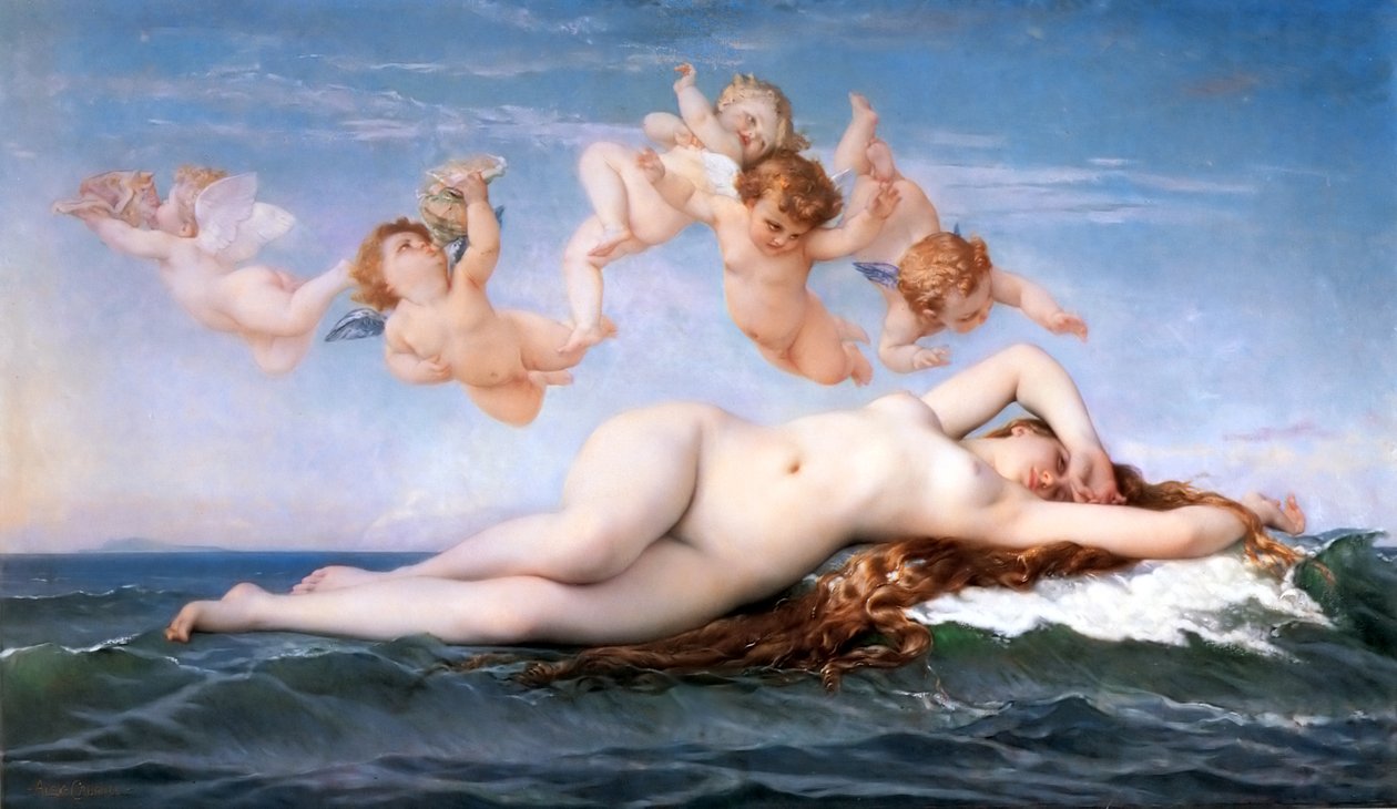 Die Geburt der Venus von Alexandre Cabanel
