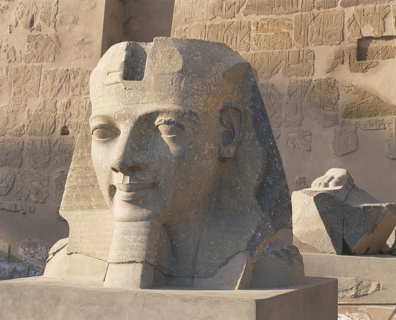 Kolossaler Kopf eines Pharaos von Nicolas Toussaint Charlet