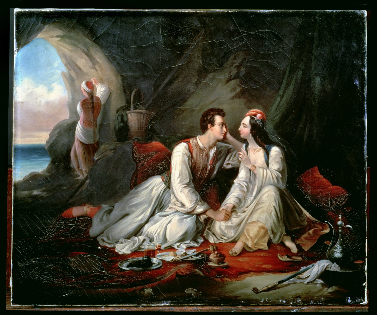 Don Juan und Haidee, ca. 1833 von Alexandre Marie Colin