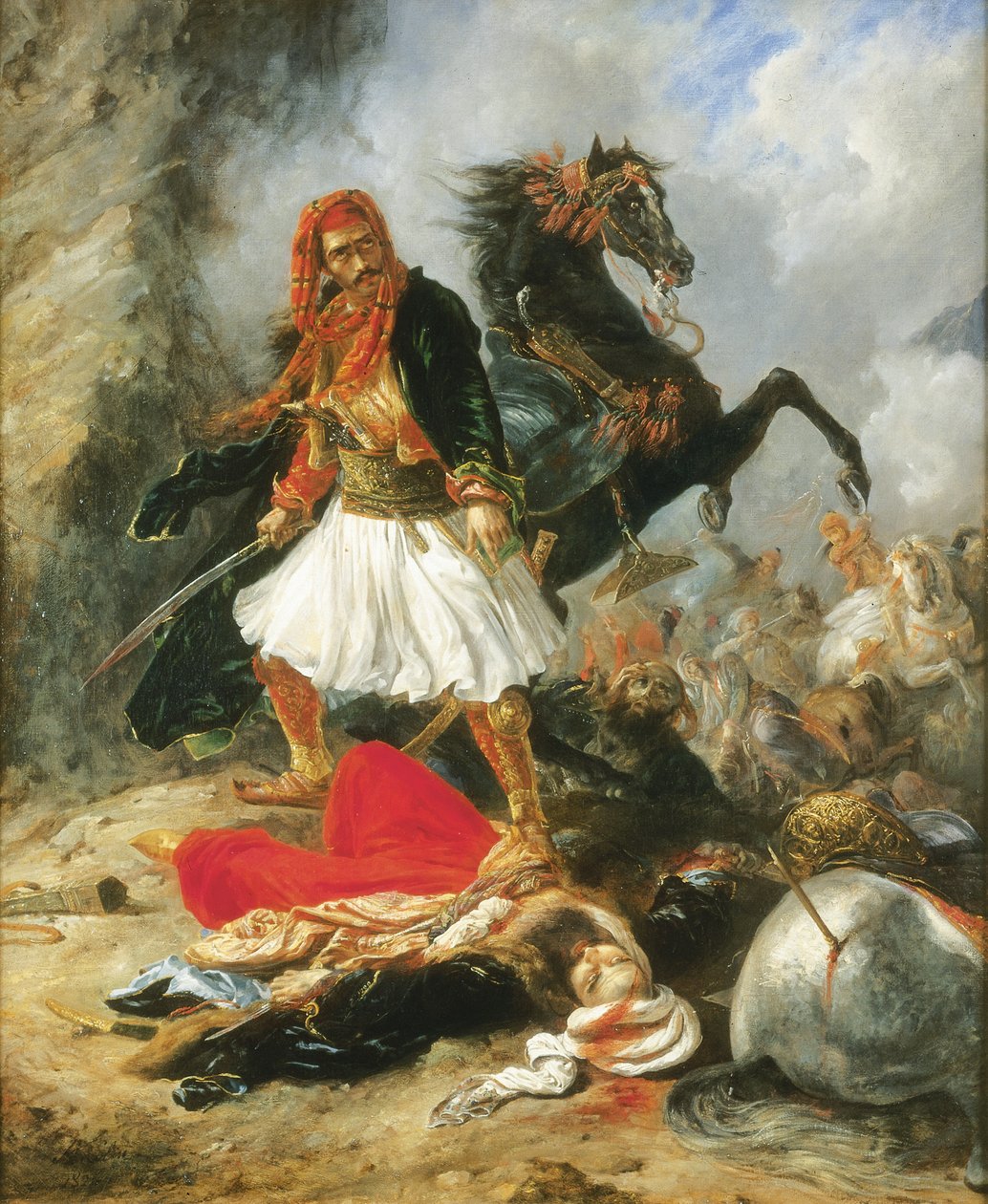 Der Giaour, 1826 von Alexandre Marie Colin