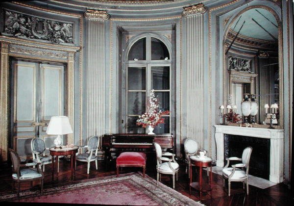 Ansicht des Salons von Alexandre Theodore Brongniart