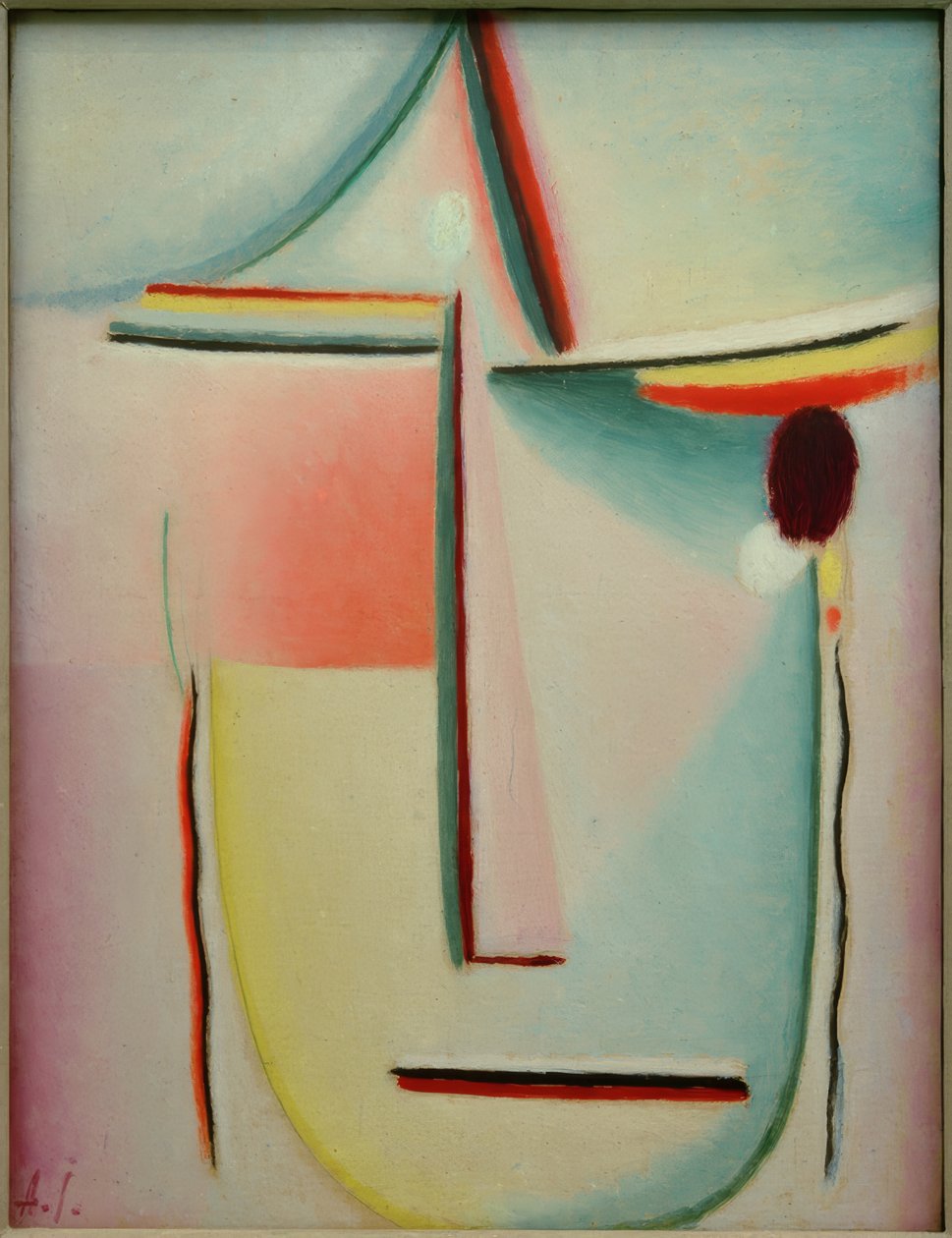Abstrakter Kopf: Schicksal von Alexej von Jawlensky