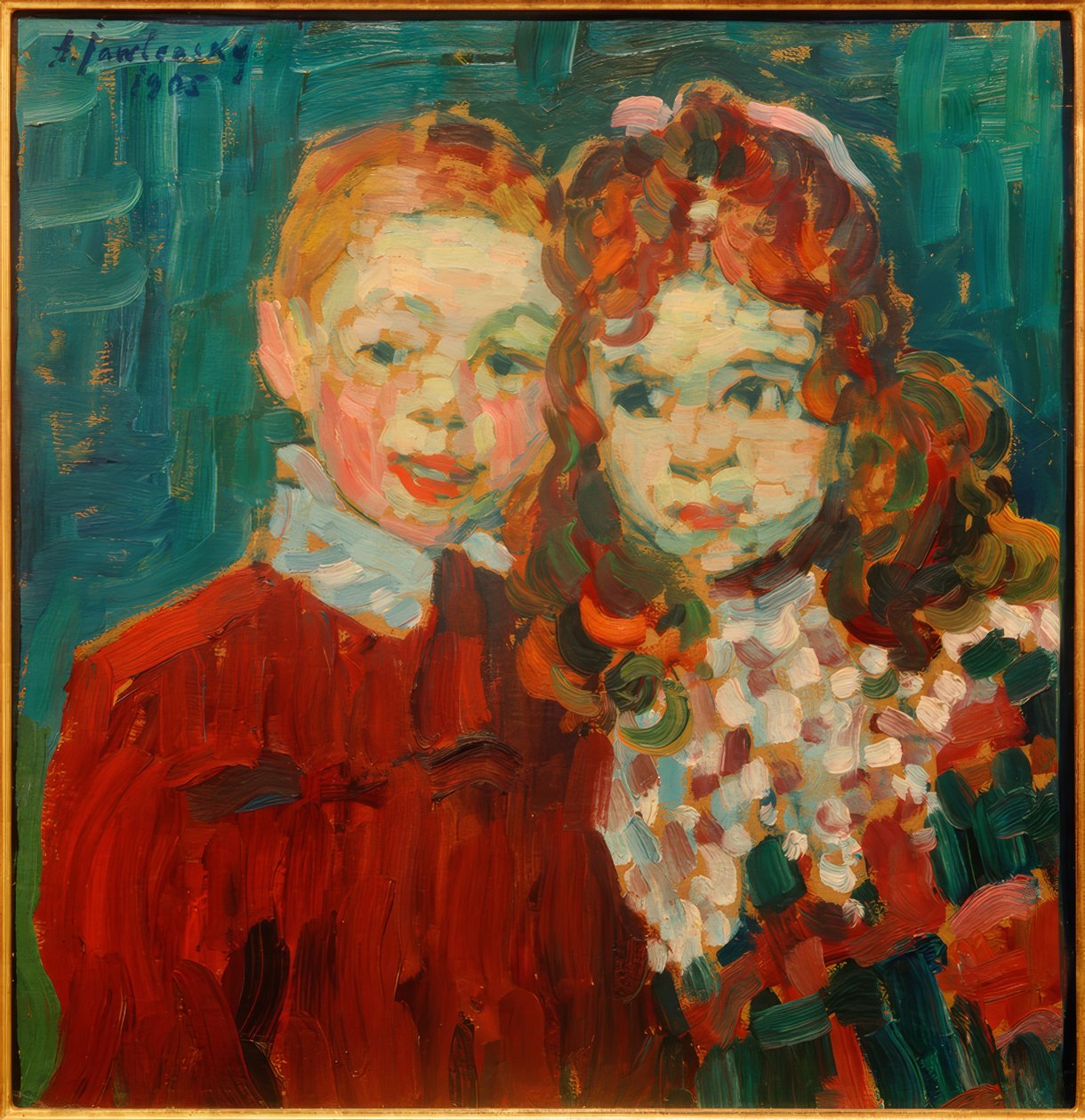 André und Katja von Alexej von Jawlensky