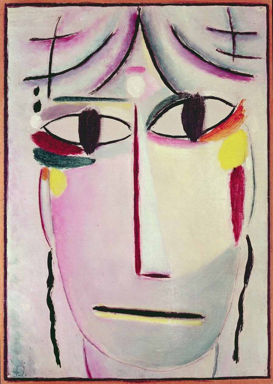Das Gesicht des Erlösers, 1920 von Alexej von Jawlensky