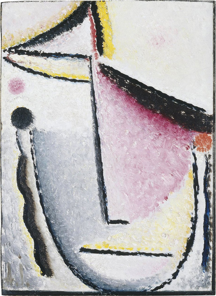 Abstrakter Kopf: Nachdenklich, 1929-1930 von Alexej von Jawlensky