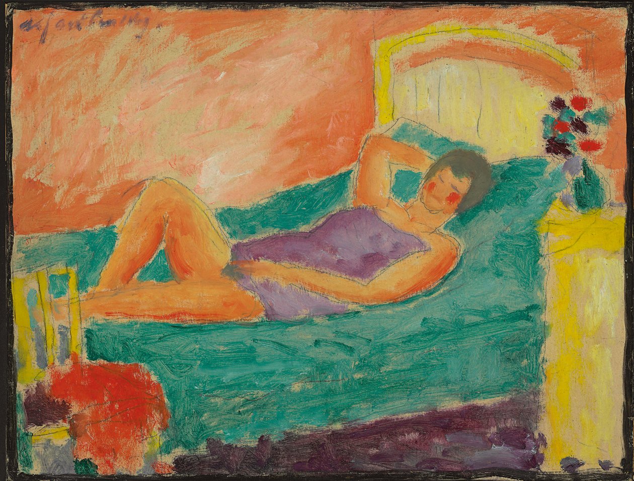 Liegendes Mädchen von Alexej von Jawlensky