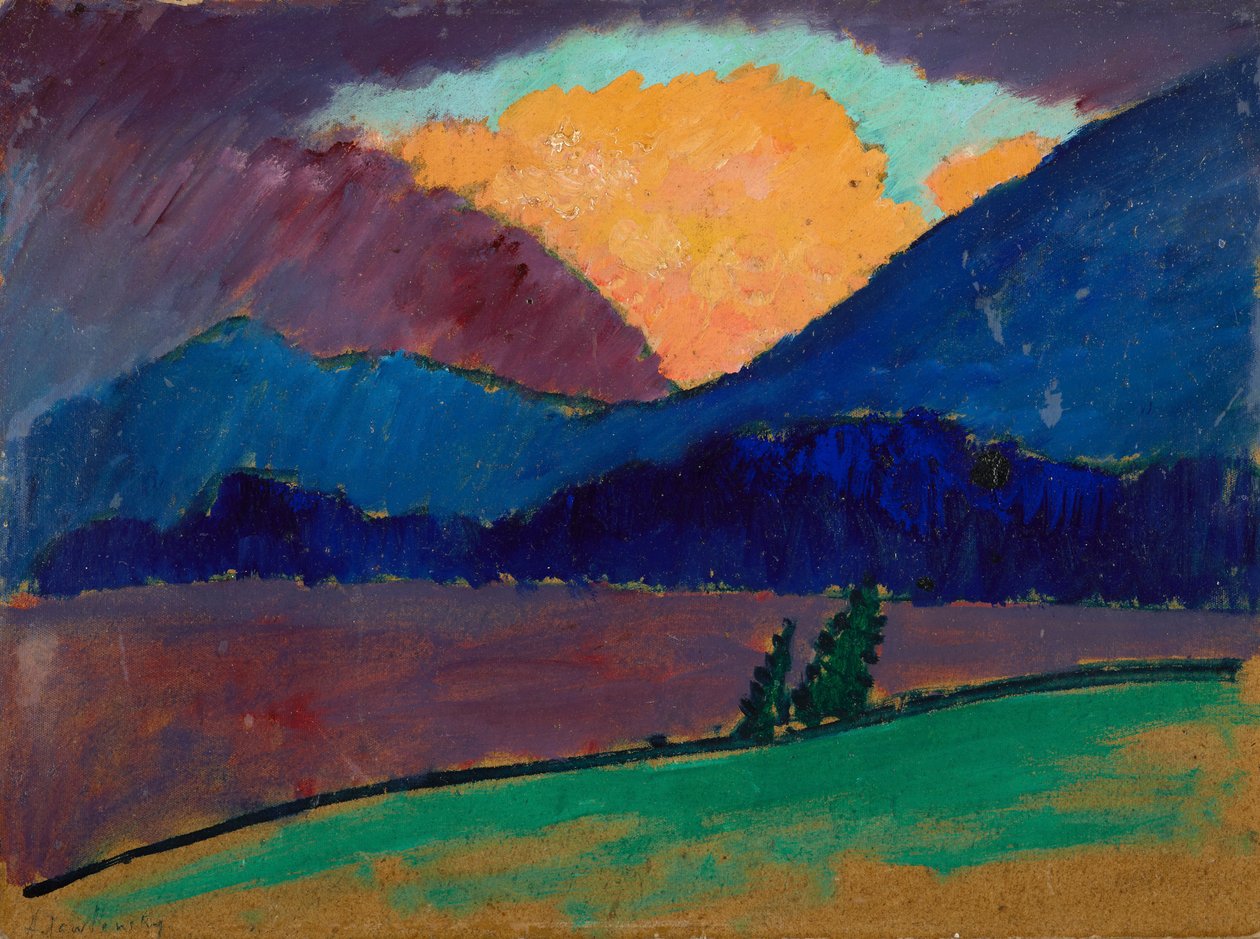 Sommerabend in Murnau von Alexej von Jawlensky