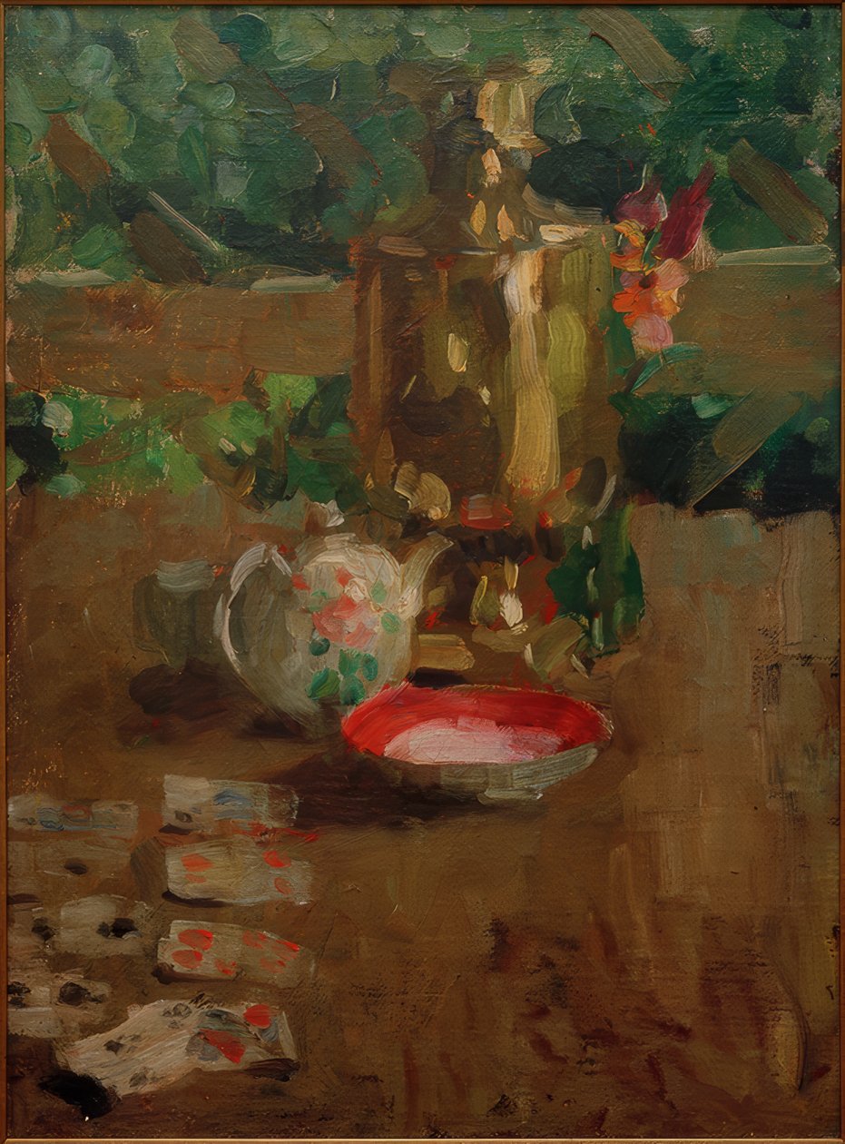 Stillleben mit Samowar von Alexej von Jawlensky