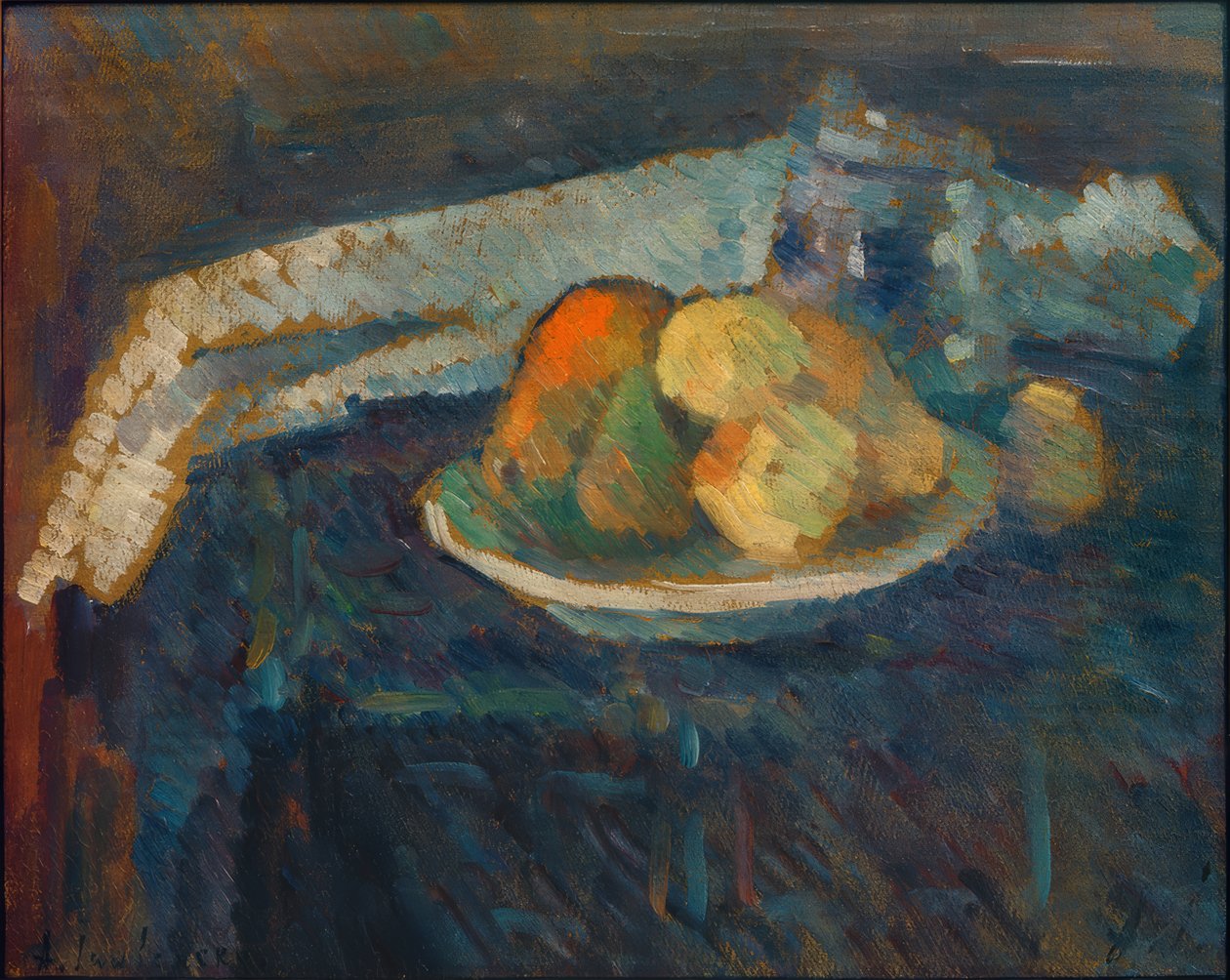 Stillleben mit Serviette von Alexej von Jawlensky