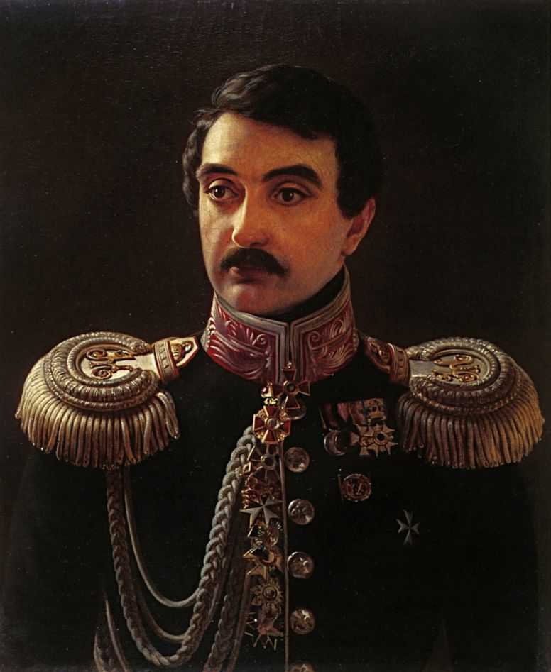 Porträt des Komponisten Alexis Lvov 1798-1870 von Alexei Vasilievich Tyranov